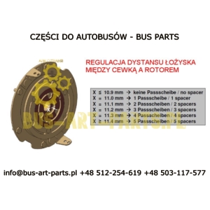 PODKŁADKA DYSTANSOWA ŁOŻYSKA WENTYLATORA LINNIG