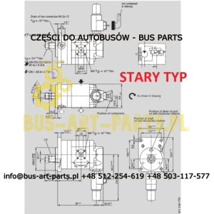 HYDROMOTOR NAPĘD HYDRAULICZNY WENTYLATORA MAN LION COACH
