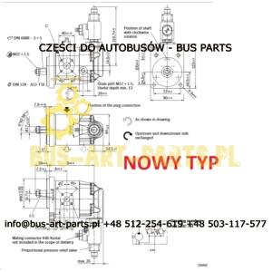 NAPĘD HYDRAULICZNY WENTYLATORA MAN 0511725021 NEW TYPE WITH