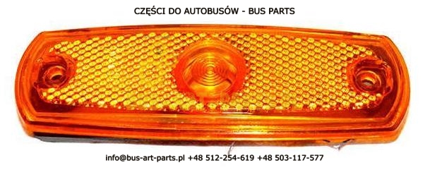 LAMPA OBRYSOWA POMARAŃCZOWA BOVA NEOPLAN SCANIA IRIZAR IVECO