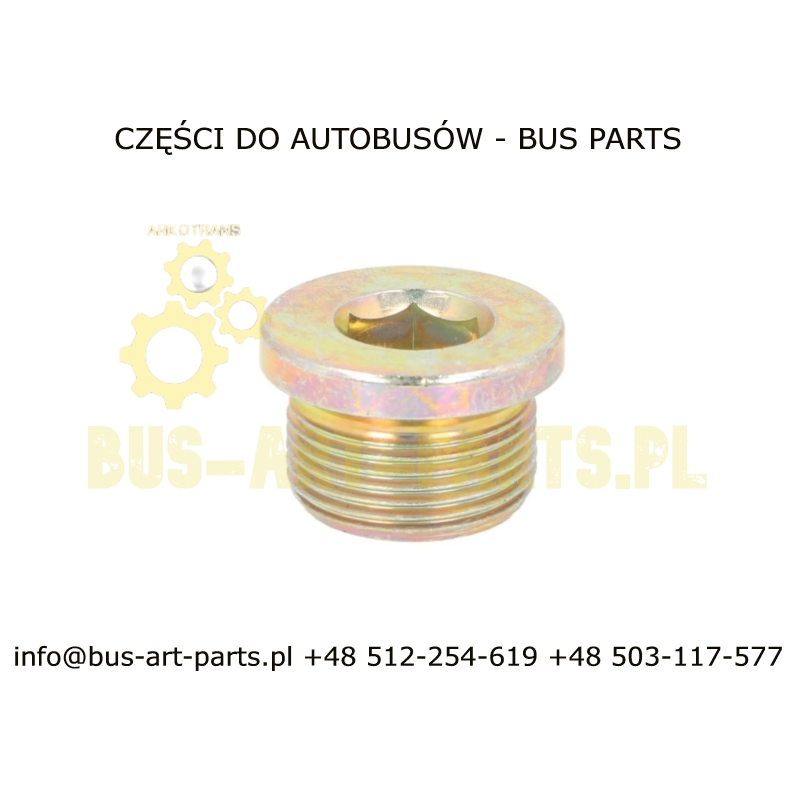 KOREK SPUSTOWY SKRZYNI BIEGÓW RETARDERA M30X1,5 SETRA S4.. MERCEDES TRAVEGO TOURISMO