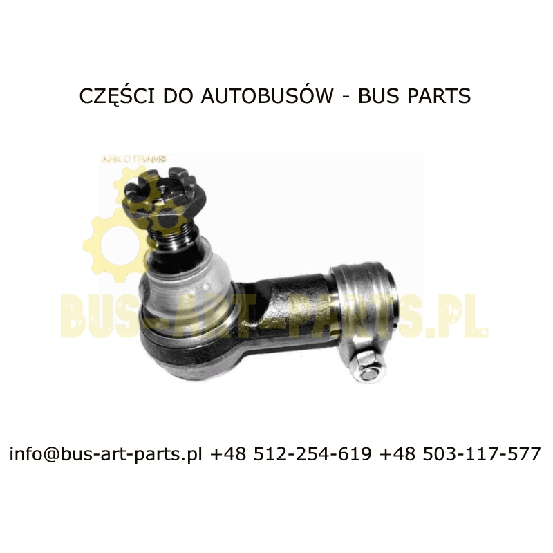 KOŃCÓWKA DRĄZKA KIEROWNICZEGO SETRA S2.. S3.. OSI WLECZONEJ M30X1,5/M20X1,5