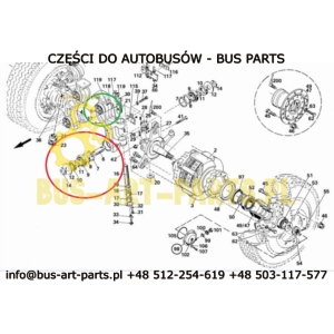 SWORZEŃ WAHACZA SETRA S2.. S3.. PROSTY DOLNY