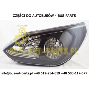 REFLEKTOR LEWY SETRA S5.. S511 S515 S516 S517 S519 HD  H7 ZAMIENNIK