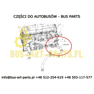 PRZEWÓD UKŁADU CHŁODZENIA VDL 1155955