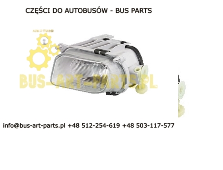 HALOGEN PRZECIWMGIELNY LEWY SETRA S4.. MERCEDES TRAVEGO I TOURISMO II ZAMIENNIK