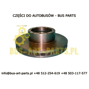 TARCZA HAMULCOWA VAN HOOL EOS T815 CL5 ZACISKI HYDRAULICZNE
