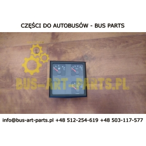WSKAŹNIK ZEGAR POZIOMU PALIWA CIŚNIENIA OLEJU TEMPERATURY WODY MERCEDES INTEGRO  3-SEGMENTOWY