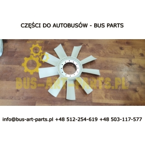 WIATRAK WENTYLATOR CHŁODNICY LIEBHERR 550642008 Q-550mm OSADZENIE Q-125mm MOCOWANIE WENTYLATORA Q-146mm Q-152mm  - LIEBHERR 5506