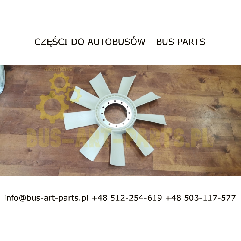 WIATRAK WENTYLATOR CHŁODNICY LIEBHERR 550642008 Q-550mm OSADZENIE Q-125mm MOCOWANIE WENTYLATORA Q-146mm Q-152mm  - LIEBHERR 5506