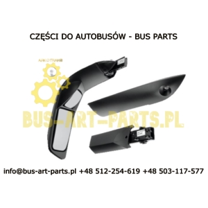 LUSTERKO LEWE SETRA S5.. HD HDH  MERCEDES TOURISMO TRAVEGO EURO 6 BM410 BEZ OSŁONY CZOŁOWEJ SKŁADANE MANUALIE A4108104416 410810