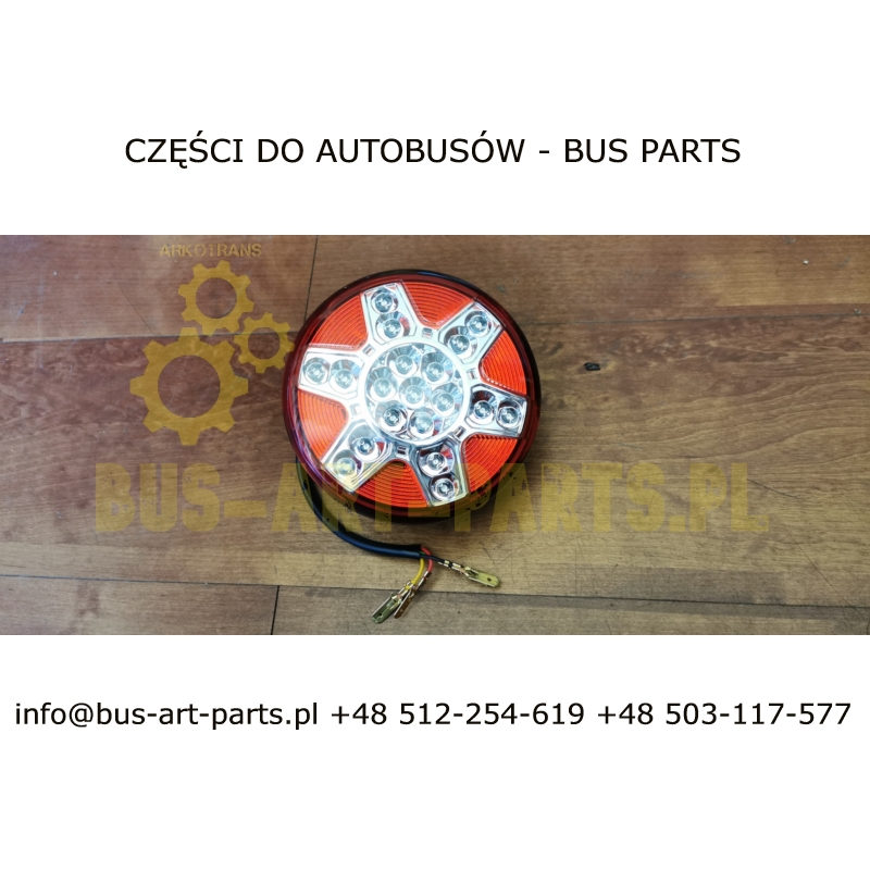 LAMPA TYŁ POZYCJA STOP TEMSA MD9 PRESTIJ 24V 3-PINOWA
