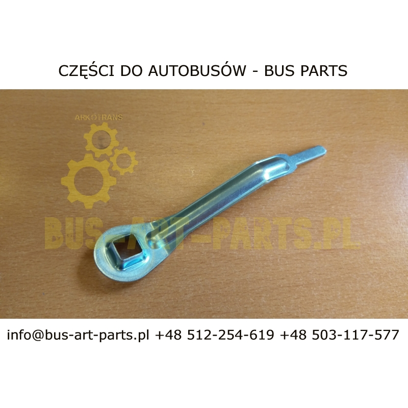 DŹWIGNIA ZWALNIANIA OPARCIA FOTELI KIEL OD STRONY PRZEJŚCIA BOVA SOLARIS VACANZA NEOPLAN