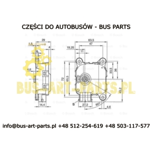 SILNIK NASTAWCZY OGRZEWANIA KLIMATYZACJI 24V BOSCH RENAULT SCANIA SOLARIS SOLBUS VAN HOOL VOLVO