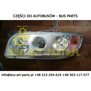 REFLEKTOR PRZEDNI LEWY VOLVO 9700