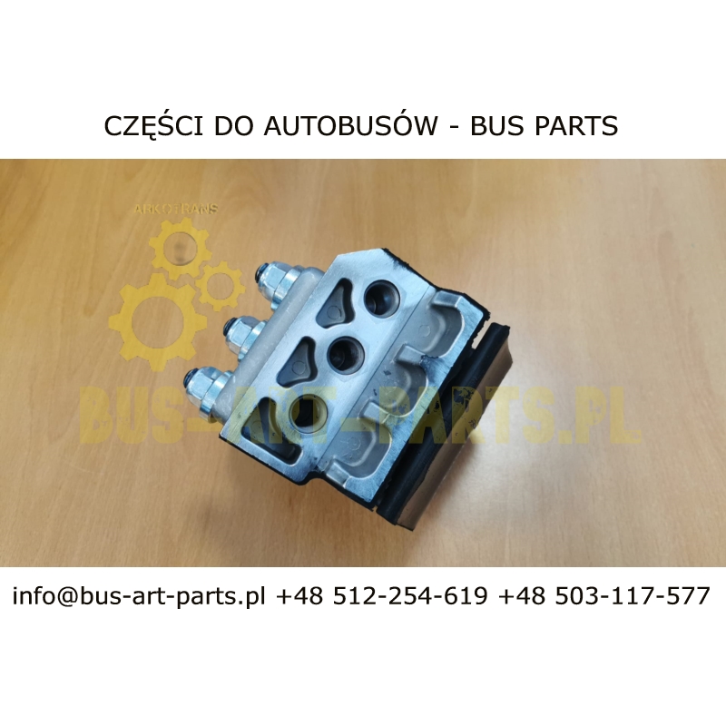 PODUSZKA SILINKA TYŁ MERCEDES O350 E2 E3 O404 O303INTEGRO SETRA S2.. S3.. 2  OTWORY GWINTOWANE