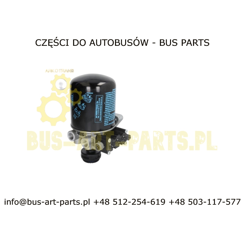 ZAWÓR OSUSZACZA VDL FUTURA II EURO 6 VOLVO EURO 6 9000 9700 9500 9600 7000
