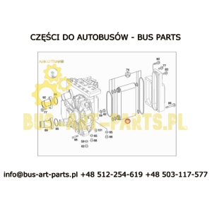 CHŁODNICA RETARDERA R123 VR123 SOLARIS SOLBUS IRISBUS IVECO MERCEDES TOURINO INTOURO