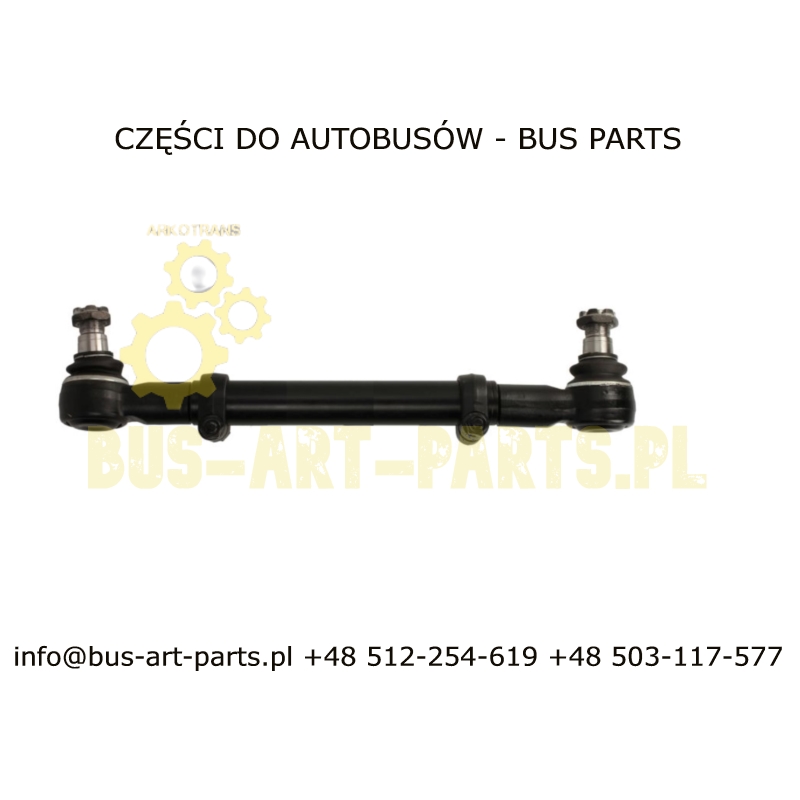 DRĄŻEK KIEROWNICZY LEWY PRAWY VAN HOOL T9.. L-550 10861014 DŁUGIE KOŃCÓWKI