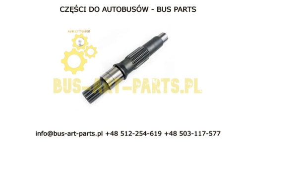 WAŁEK NAPĘDOWY POMPY HYDRAULICZNEJ DO POMPY HYDRAULICZNA HYDRONAPĘDU WENTYLATORA MAN VDL NA SILNIKU REXROTH 30076079  81.06650-6