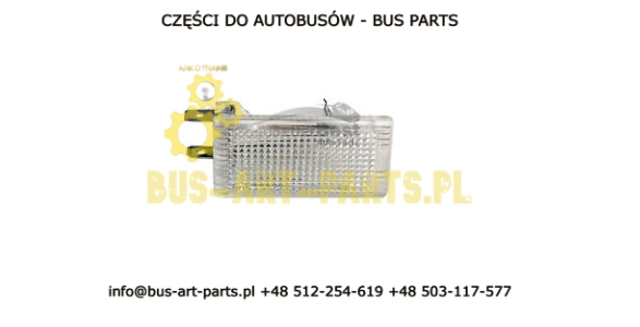LAMPA PODŚWIETLENIA STOPNI I LUKU BAGAŻOWEGO MERCEDES O350 SETRA S4.. 55X30mm