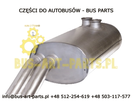 TŁUMIK SETRA S315 HD HDH GT GT-HD V8 OM442 2 WLOTY 2 WYLOTY OE DINEX