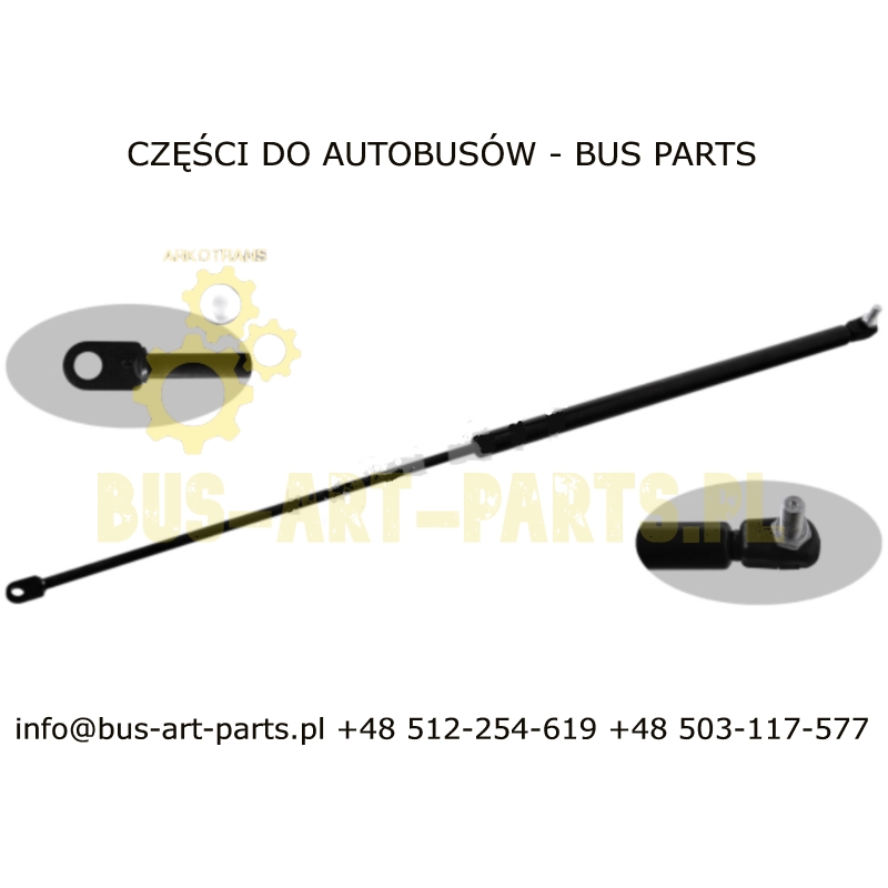 SIŁOWNIK KLAPY L-750 S-290 520N O/P Q-8 SETRA S3.. GT..HD WSZYSTKIE S4.. HDH 852945