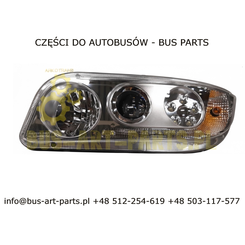 REFLEKTOR PRZEDNI LEWY XENON VOLVO 9000 SERIE 9700 9900