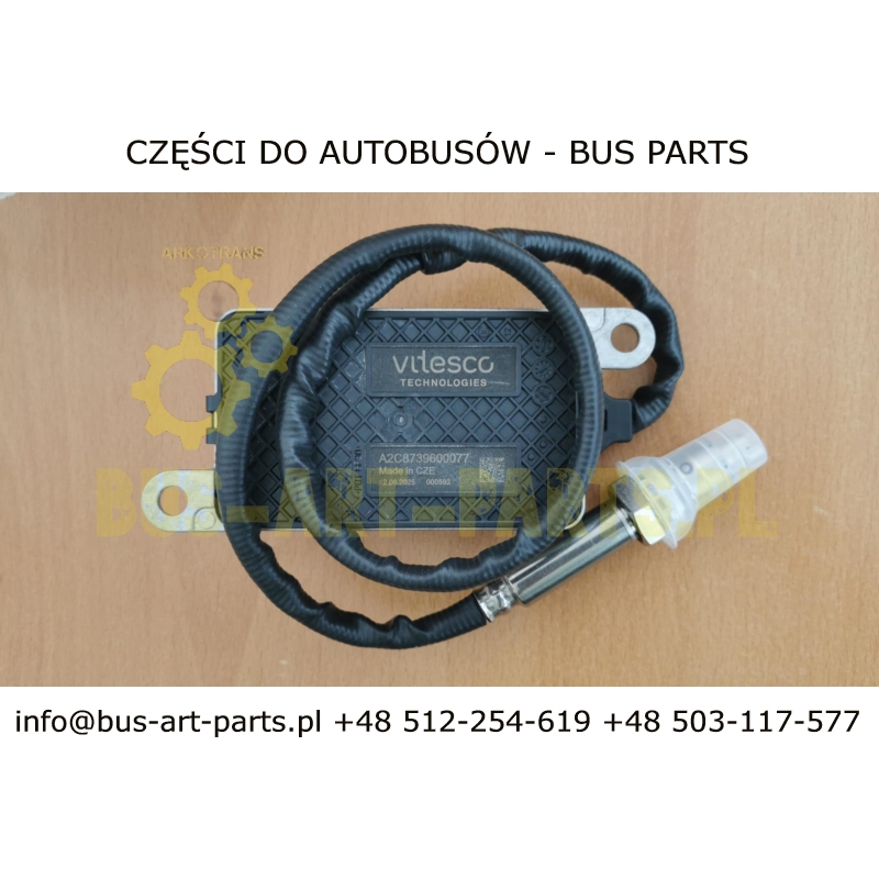CZUJNIK SPALIN NOX MERCEDES SETRA EURO 6 17B16 WLOTU SPALIN