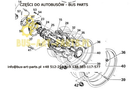 SIMERING PIASTY SETRA S2..WSZYSTKIE S3..GT GT-HD UL