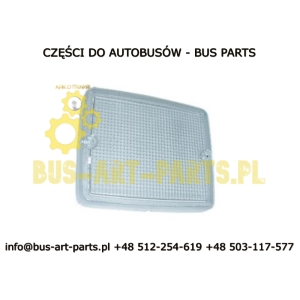 KLOSZ LAMPY COFANIA UNIWERSALNY  PROSTOKĄTNY BIAŁY MAN NEOPLAN