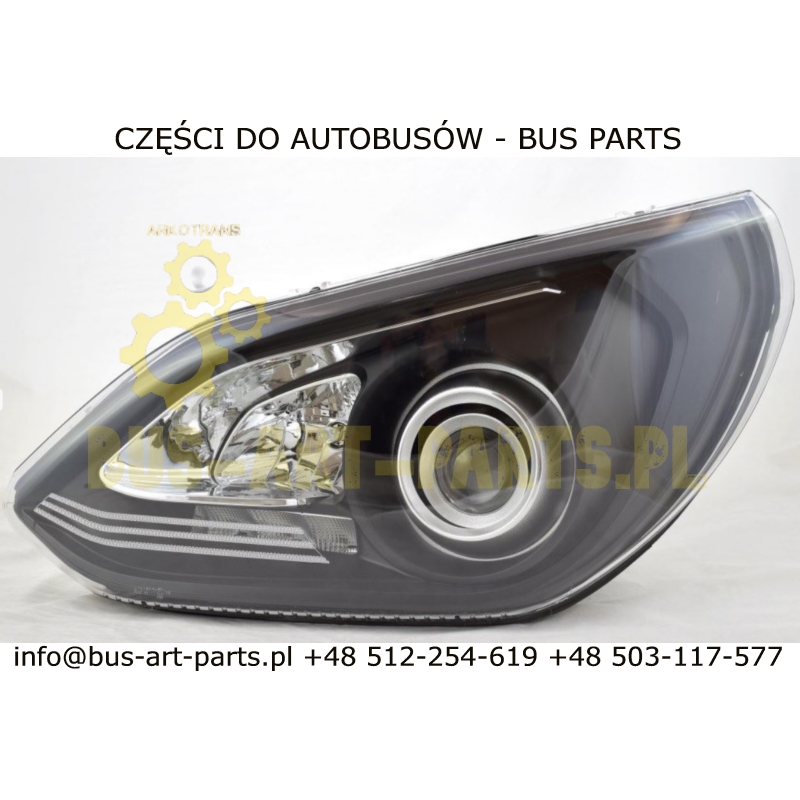 REFLEKTOR LEWY SETRA S5.. S511 S515 S516 S517 S519 HD XENON/H15 0005404254 A0005404254 ZAMIENNIK