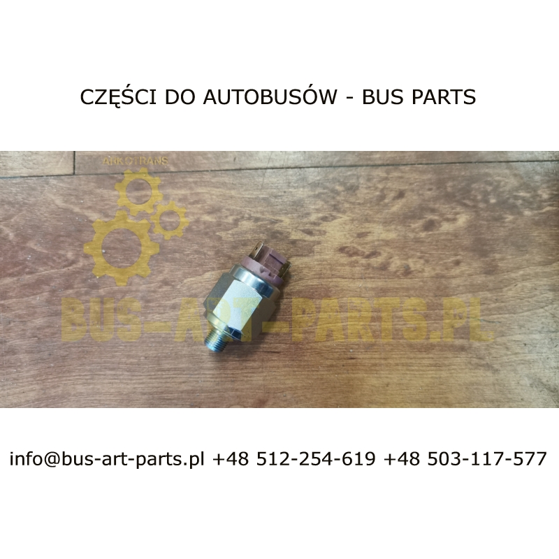 CZUJNIK ZAWORU OTWIERANIA DRZWI SETRA S415 S416  S4.. MERCEDES TOURISMO TRAVEGO ASCO JOUCOMATIC 4,5 BAR BRĄZOWY / NIEBIESKI 833-