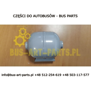 ZBIORNIK POWIETRZA 1,1L ZE WSPORNIKIEM PRZED ODOLEJACZEM MERCEDES TRAVEGO SETRA S3.. S4.. 2XM26X1,5 ZAMIENNIK STALOWY
