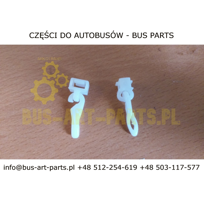 ŻABKA SPINKA ZAPINKA HACZYK FIRANKI ZASŁONKI MERCEDES TRAVEGO INTEGRO TOURINO TOURISMO SETRA S4.. S5..