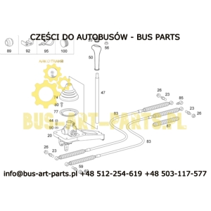 LINKA ZMIANY BIEGÓW MERCEDES INTOURO
