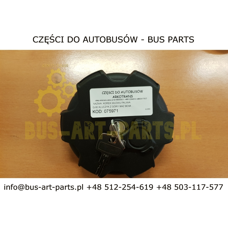 KOREK WLEWU PALIWA Q-80 KLUCZYK Z GÓRY MAZ BOVA MERCEDES TRAVEGO SETRA S4..