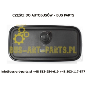LUSTERKO UNIWERSALNE DUŻE 24V 380X191 PODGRZEWANE