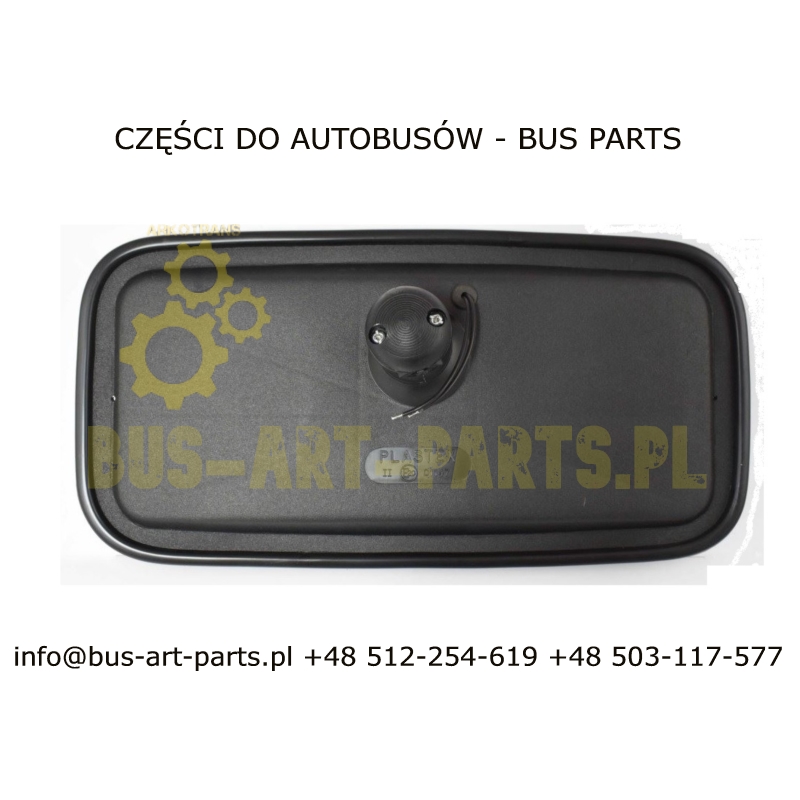 LUSTERKO UNIWERSALNE DUŻE 24V 380X191 PODGRZEWANE