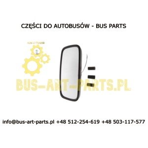 LUSTERKO UNIWERSALNE DUŻE 24V 365X190 PODGRZEWANE Z WCIĘCIEM