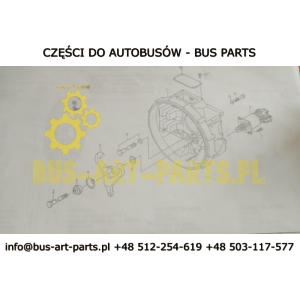 ŁAPA SPRZĘGŁA ZF EOS VAN HOOL