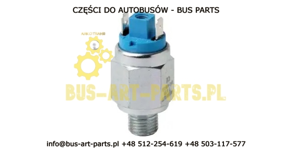 CZUJNIK CIŚNIENIA POWIETRZA UNIWERSALNY NC ZWARTY STYK SPADKU CIŚNIENIA REGULOWANY 0-10 BAR GWINT 1/8" MAX 48V