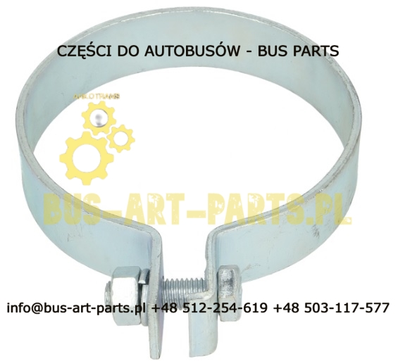 OBEJMA RURY Q-124,5MM MERCEDES TRAVEGO SETRA S4..