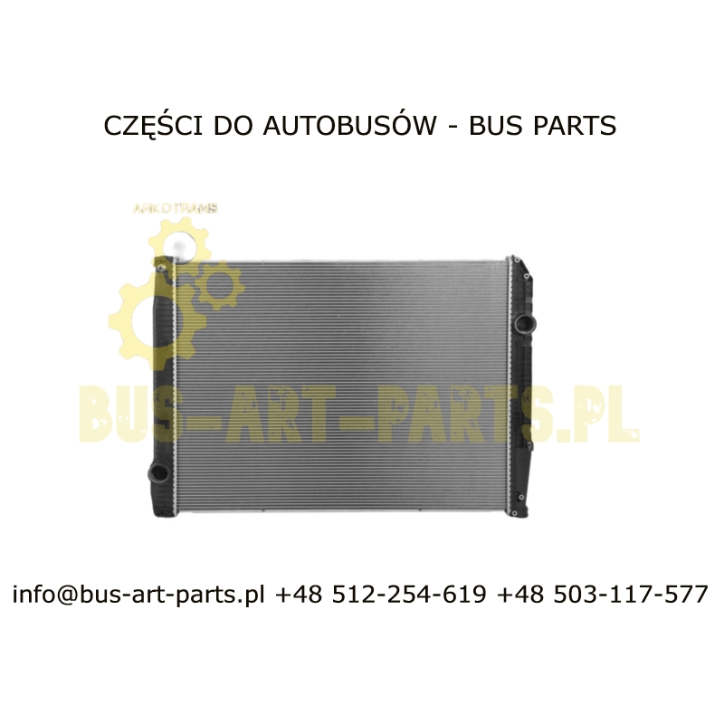 CHŁODNICA WODY SETRA S4.. MERCEDES TRAVEGO TOURISMO OM457LA EURO 3 4 5 OM542LA RZĘDOWE I V-KI