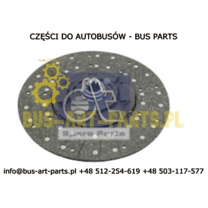 TARCZA SPRZĘGŁA MAN NEOPLAN MERCEDES INTEGRO SKRZ S6.. ZFSETRA S3.. S315 UL H S309HD V6