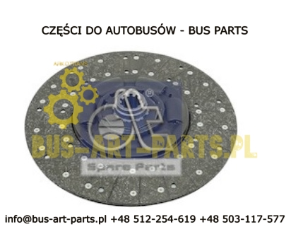 TARCZA SPRZĘGŁA MAN NEOPLAN MERCEDES INTEGRO SKRZ S6.. ZFSETRA S3.. S315 UL H S309HD V6