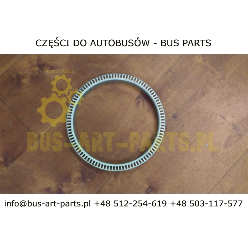 PIERŚCIEŃ ABS PRZÓD BOVA MAGIQ EURO 4 EURO 5 VDL FUTURA II EURO 5 EURO 6 165X193X13