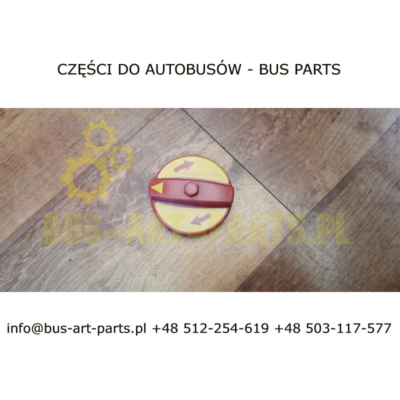POKRĘTŁO ZAWORU AWARYJNEGO OTWIERANIA DRZWI MB O350 WEWNĘTRNA  - GAŁKA