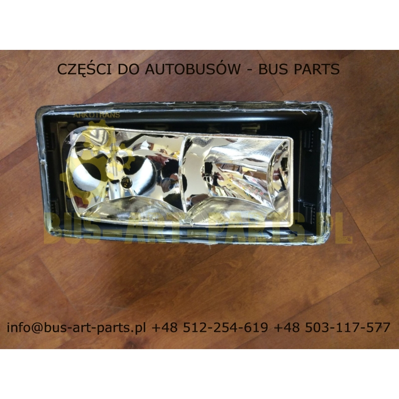 WKŁAD REFLEKTORA PRAWY SETRA S4.. MERCEDES TOURISMO