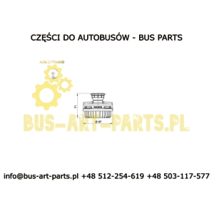TŁUMIK HAŁASU DO OSUSZACZA WCISKANY MERCEDES O350 TRAVEGO TOURISMO SETRA S4..